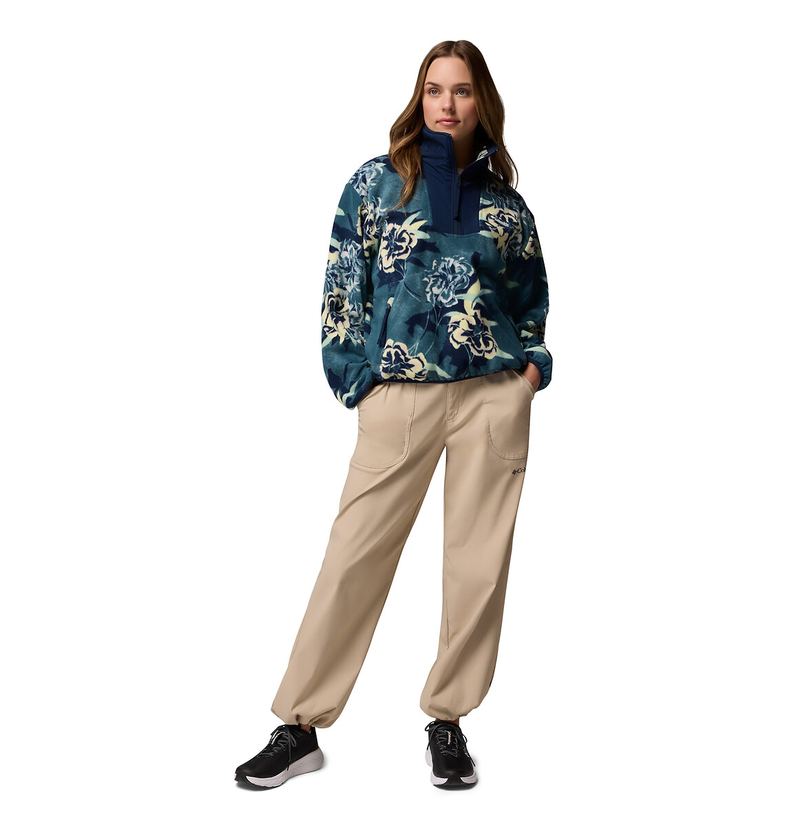COLUMBIA<br>Suéter de lã Sequoia Grove™ com meio zíper