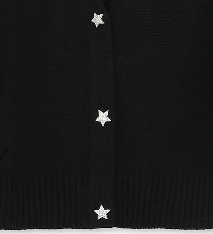 Zadig & Voltaire Cardigan - Uld/Polyamid - Sort m. Stjerner