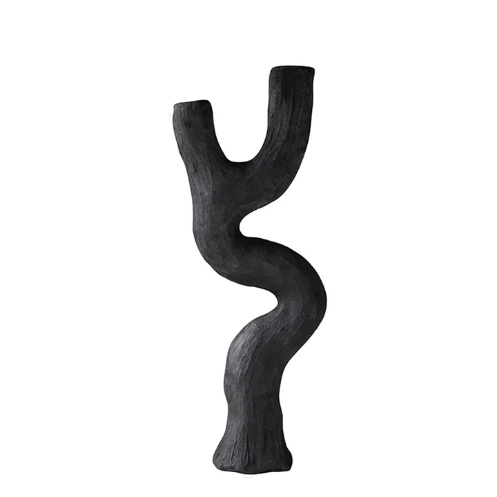 Mette Ditmer - Art Piece Kerzenhalter, schwarz