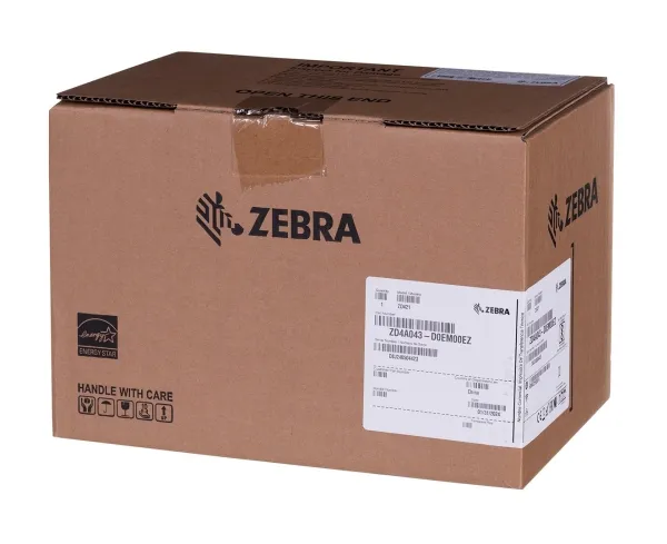Zebra ZD421d - Etiketprinter - direkte termisk - Rulle (10,8 cm) - 300 dpi - op til 102 mm/sek. - USB 2.0, USB vært - grå