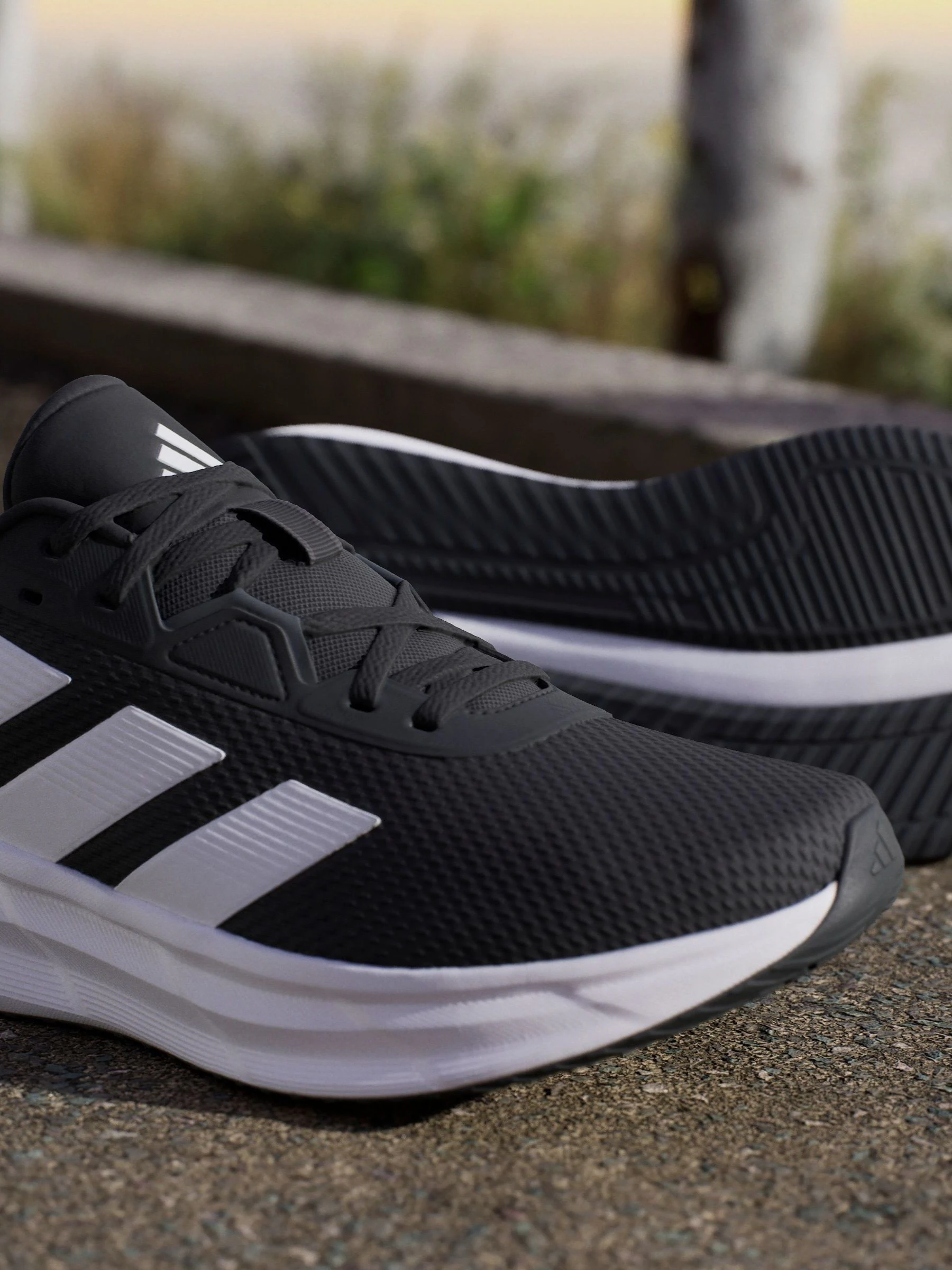 Zwart/wit - adidas Galaxy 7 hardloopschoenen
