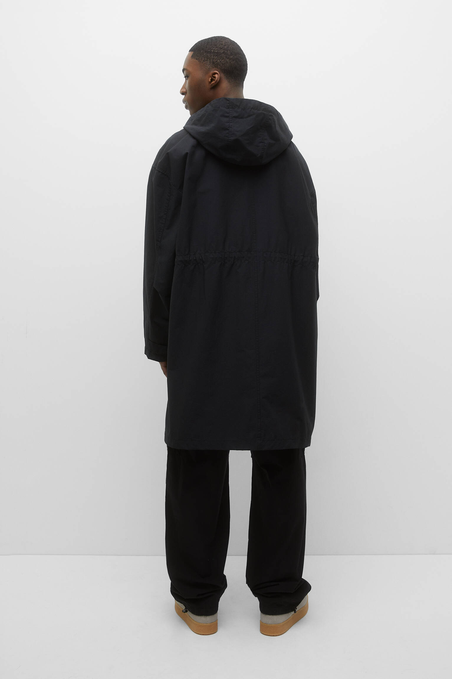 PARKA PRETA CLARA - PRETA