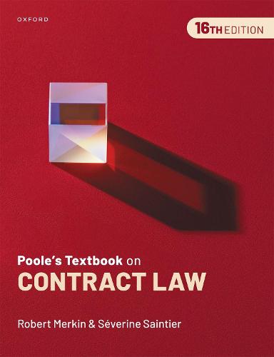 Poole's Textbook on Contract Law (Paperback)