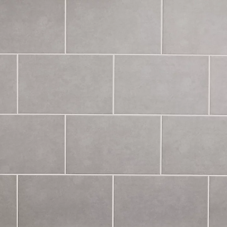 Carrelage mural Cimenti 25 x 40 cm gris clair