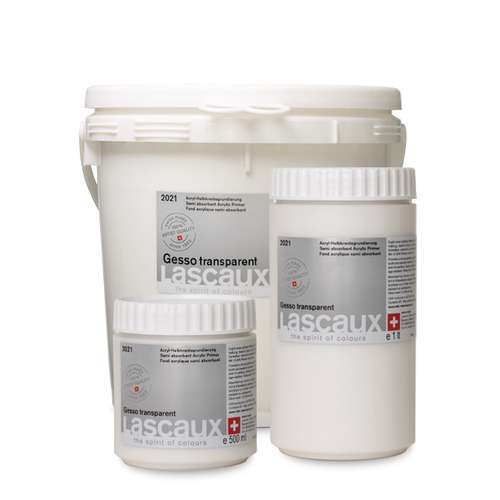 Lascaux Gesso transparent