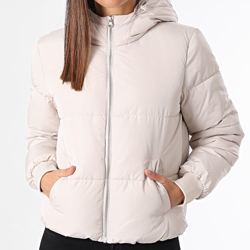 Robe Pull Col Roulé Femme Mila P206W Beige Chiné