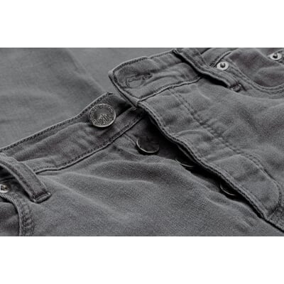 Herrenjeans Regular Slim Fit, Grau