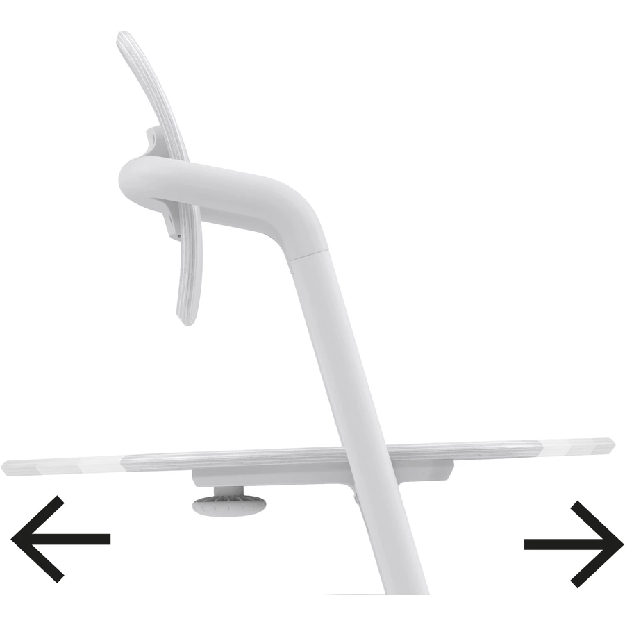 cybex GOLD Hochstuhl Lemo 4 in 1 Set All White inklusive Learning Tower