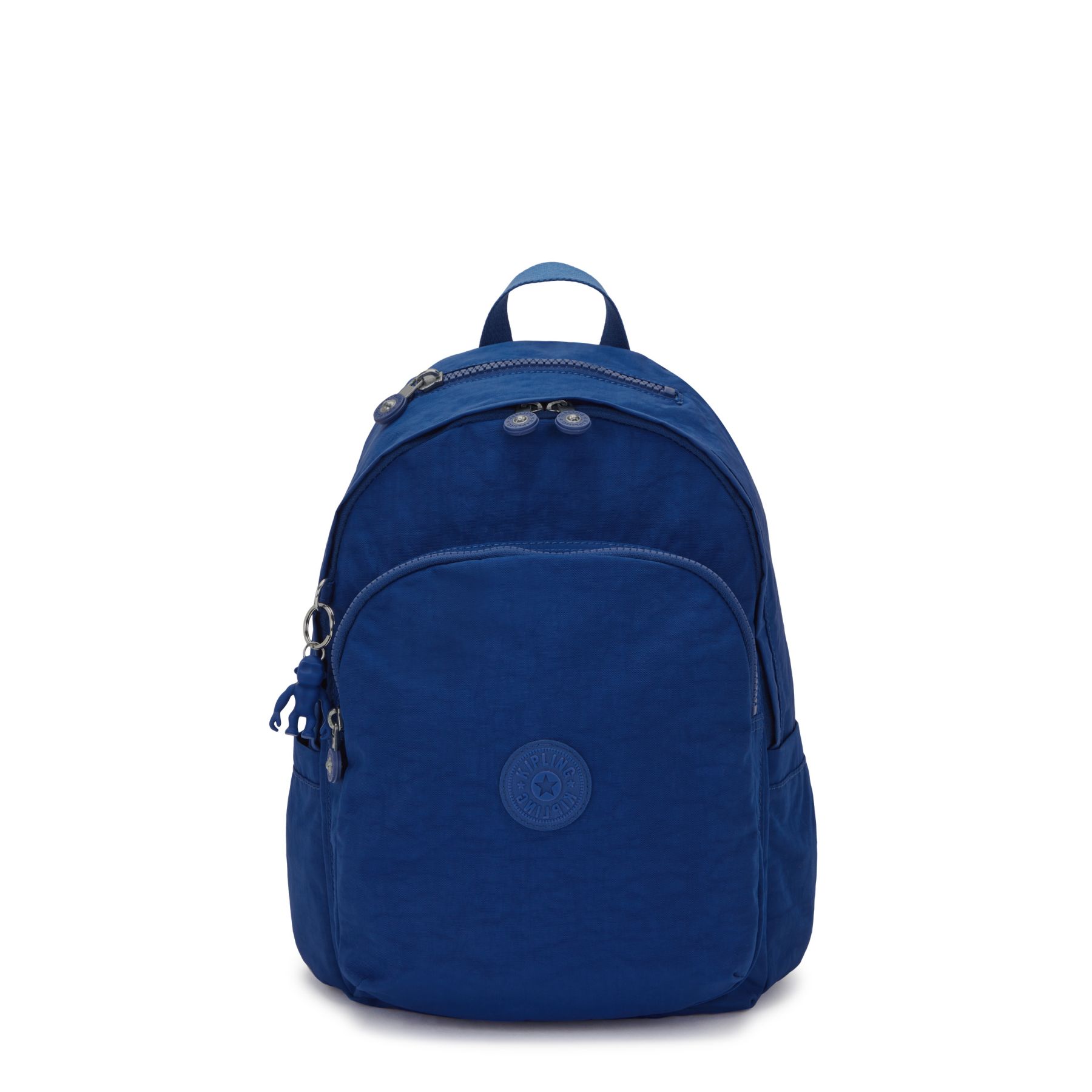 DELIA Sac à Dos Moyen avec Poche Frontale et Poignée Supérieure - Deep Sky Blue