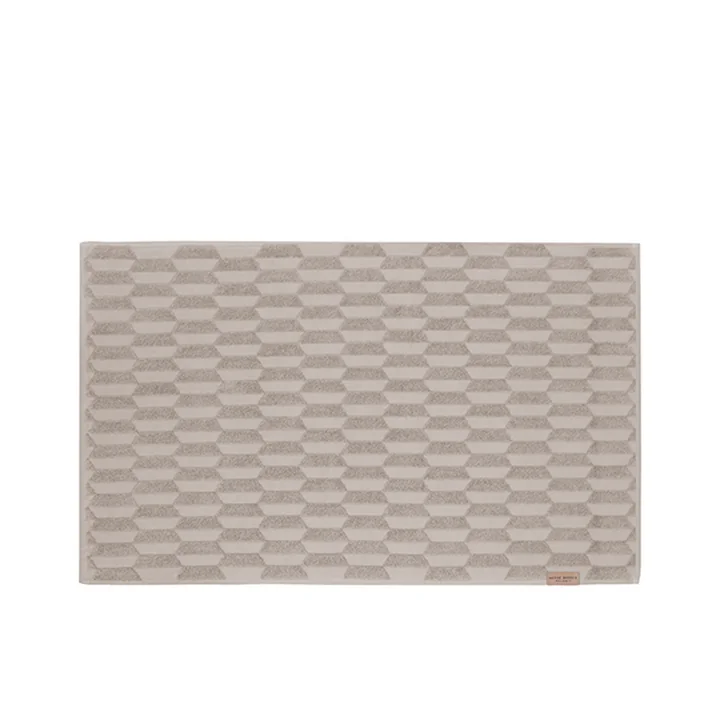 Mette Ditmer - Geo Badezimmermatte 50 x 80 cm, sand