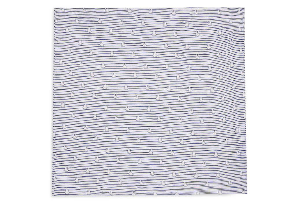 hydrofiele doek large Miffy Stripe Navy - set van 2