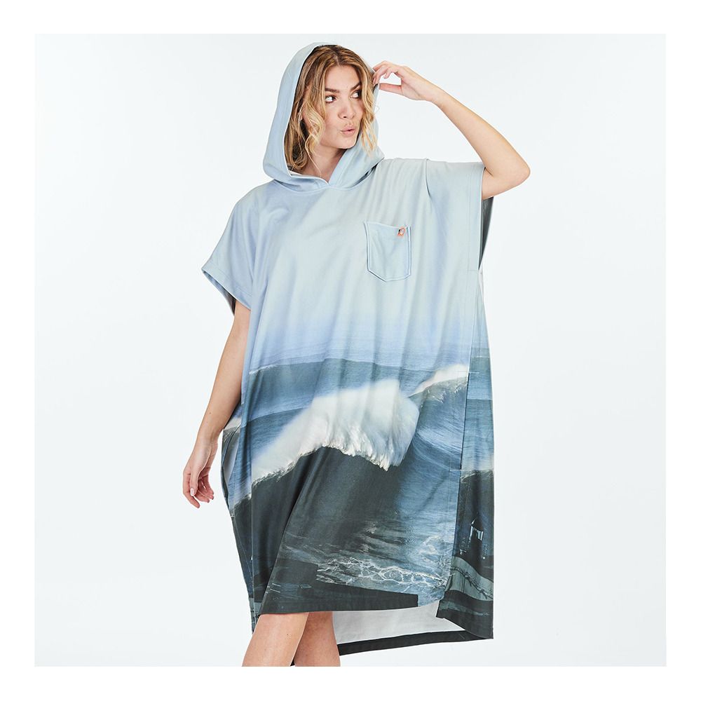 After Essentials MICROFIBER NAZARE - Poncho gris