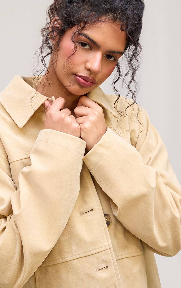 Butter Cream Veste À Panneaux En Synthétique