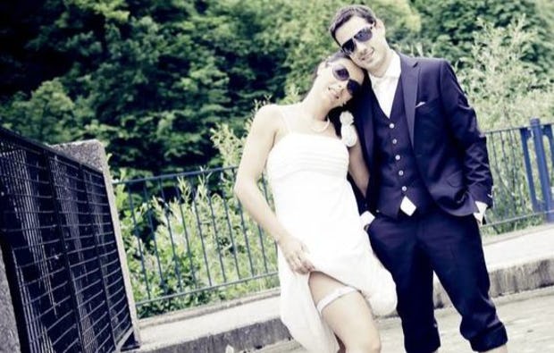 Trash the Dress Fotoshooting in Thalheim bei Wels als Geschenk