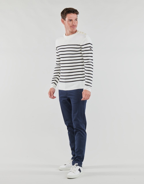Armor Lux - PULL MARIN GOULENEZ - Blanc / Marine