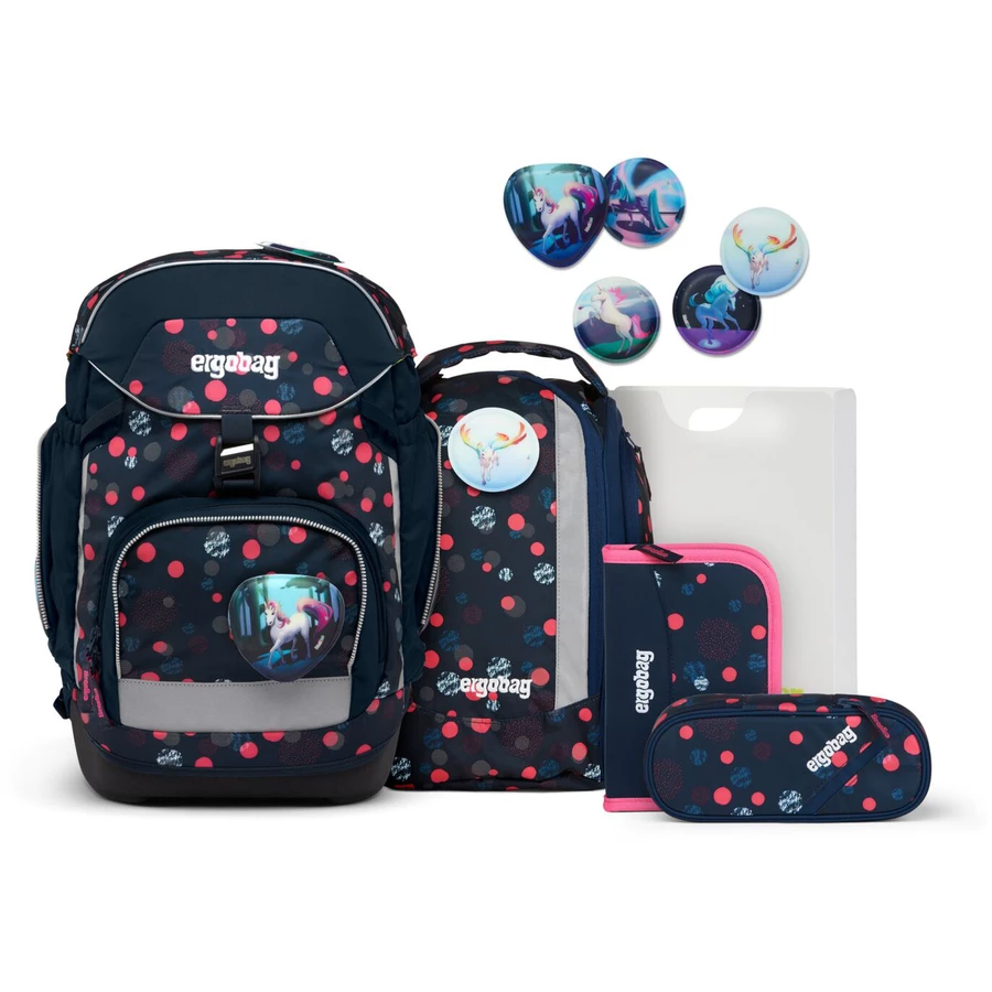 Ergobag Pack Reflex Glow - Schulrucksack Set 6tlg. Modell 2024 PhantBärsiewelt