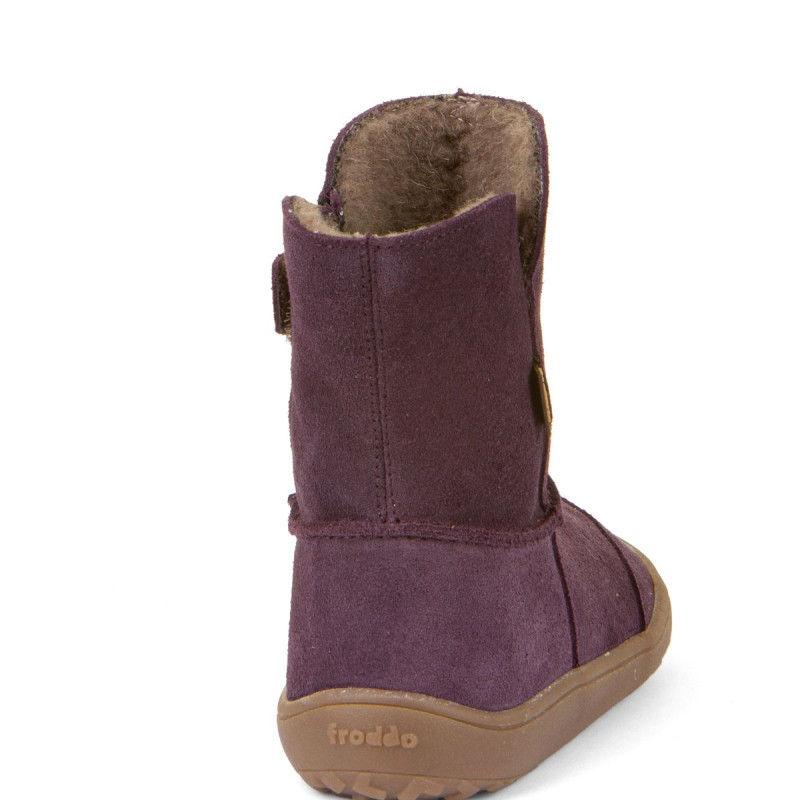 Froddo Froddo Barefoot Tex Suede Fourrées Violet