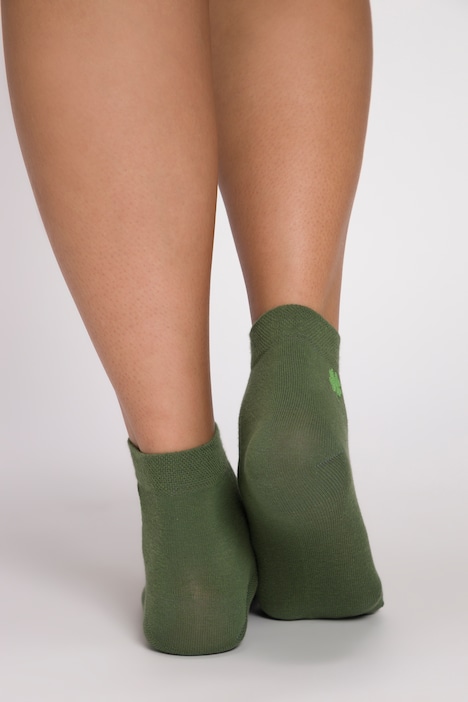 Socken, Kleeblatt-Stickerei