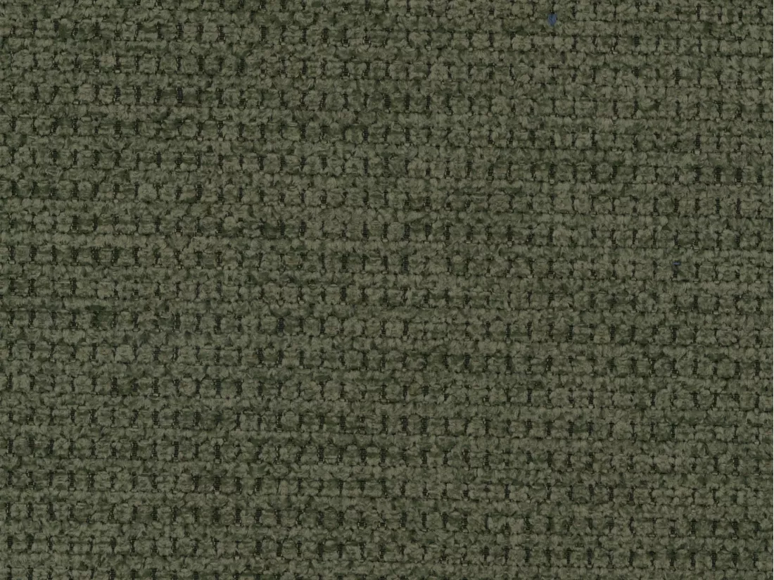 Canapé d'angle droit convertible en tissu texturé vert DALIAS