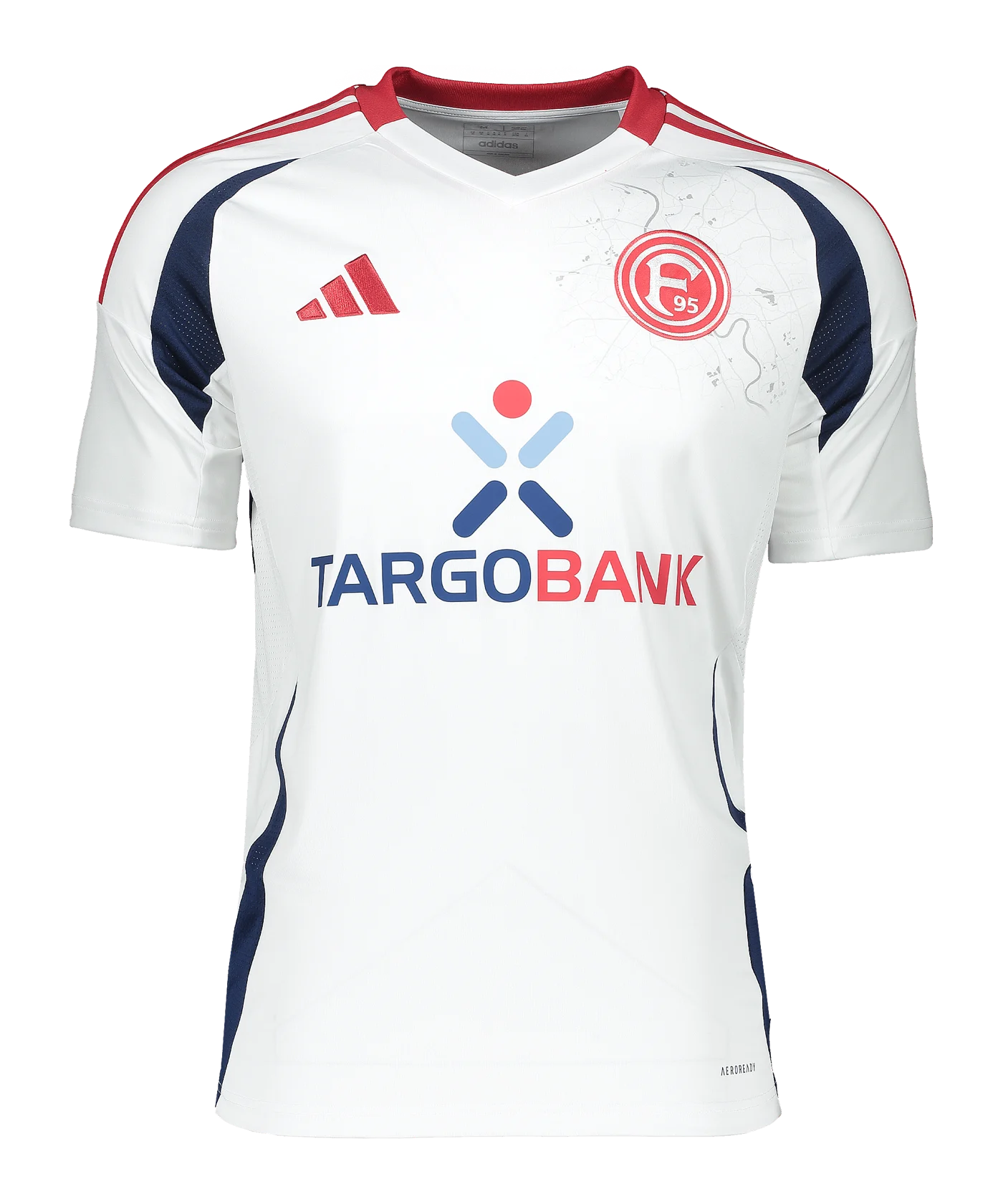 adidas Fortuna Düsseldorf Trikot Away 2024/2025 Weiss