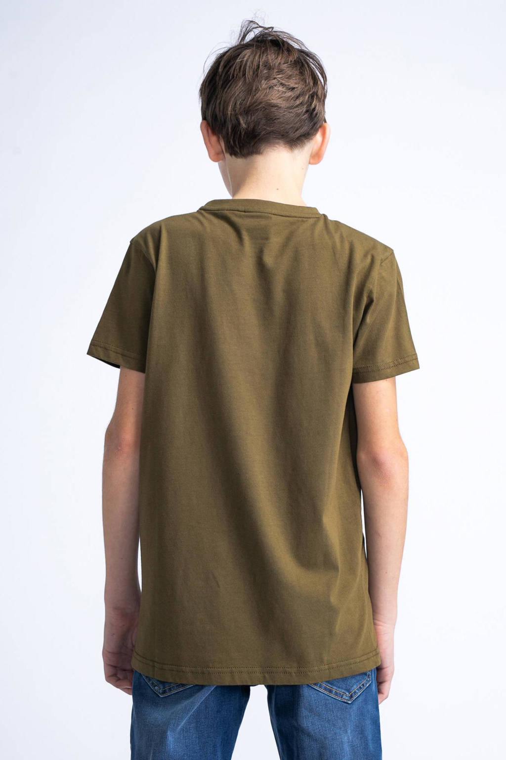 Petrol Industries T-shirt mosgroen