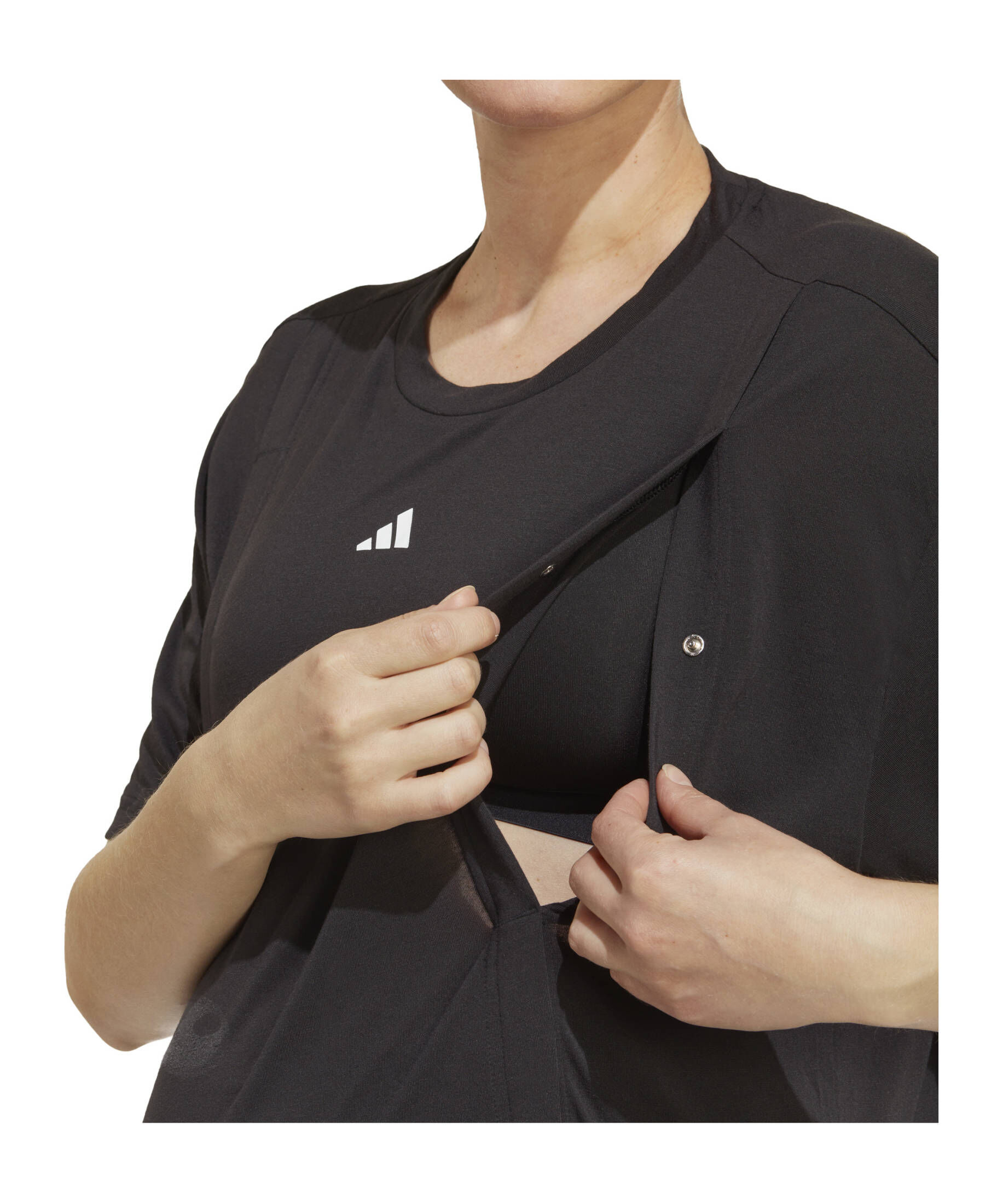 adidas Performance| Damen Still-T-Shirt AEROREADY TRAIN ESSENTIALS Umstandsmode