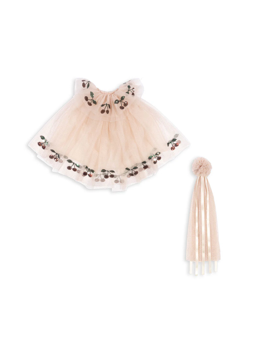 Prinsesses kappe - gold blush - 5-8Y