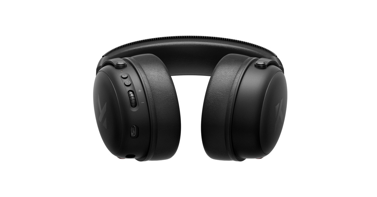 MCHOSEV9 Wireless  over-ear gaming headset  (Zwart, PC / laptop / Playstation / Switch / Smartphone, 2.4G / Bluetooth / Wired / Type-C)