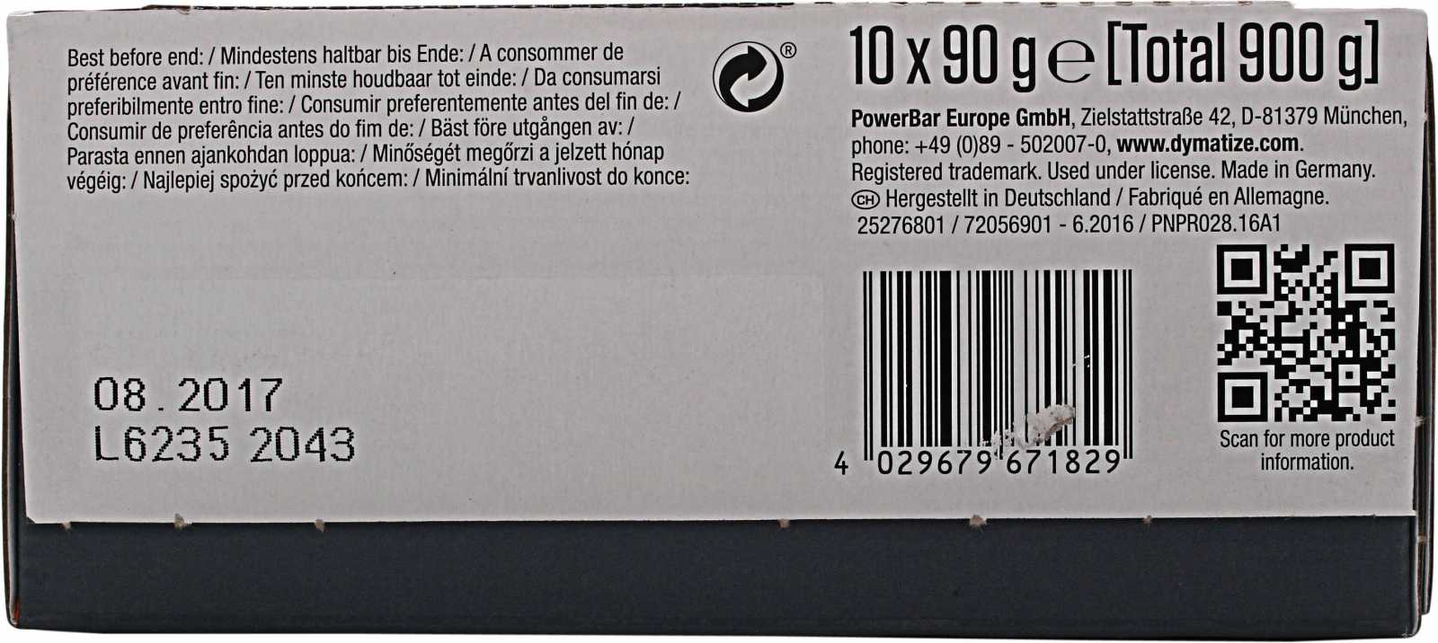 Barra de ganho de massa Dymatize Super Mass Gain 90g