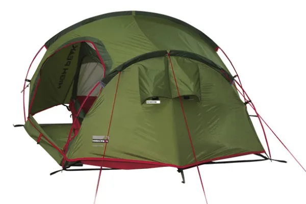 High Peak Sparrow, Camping, Hård ramme, Tunneltelt, 2 person(er), Teltlærred
