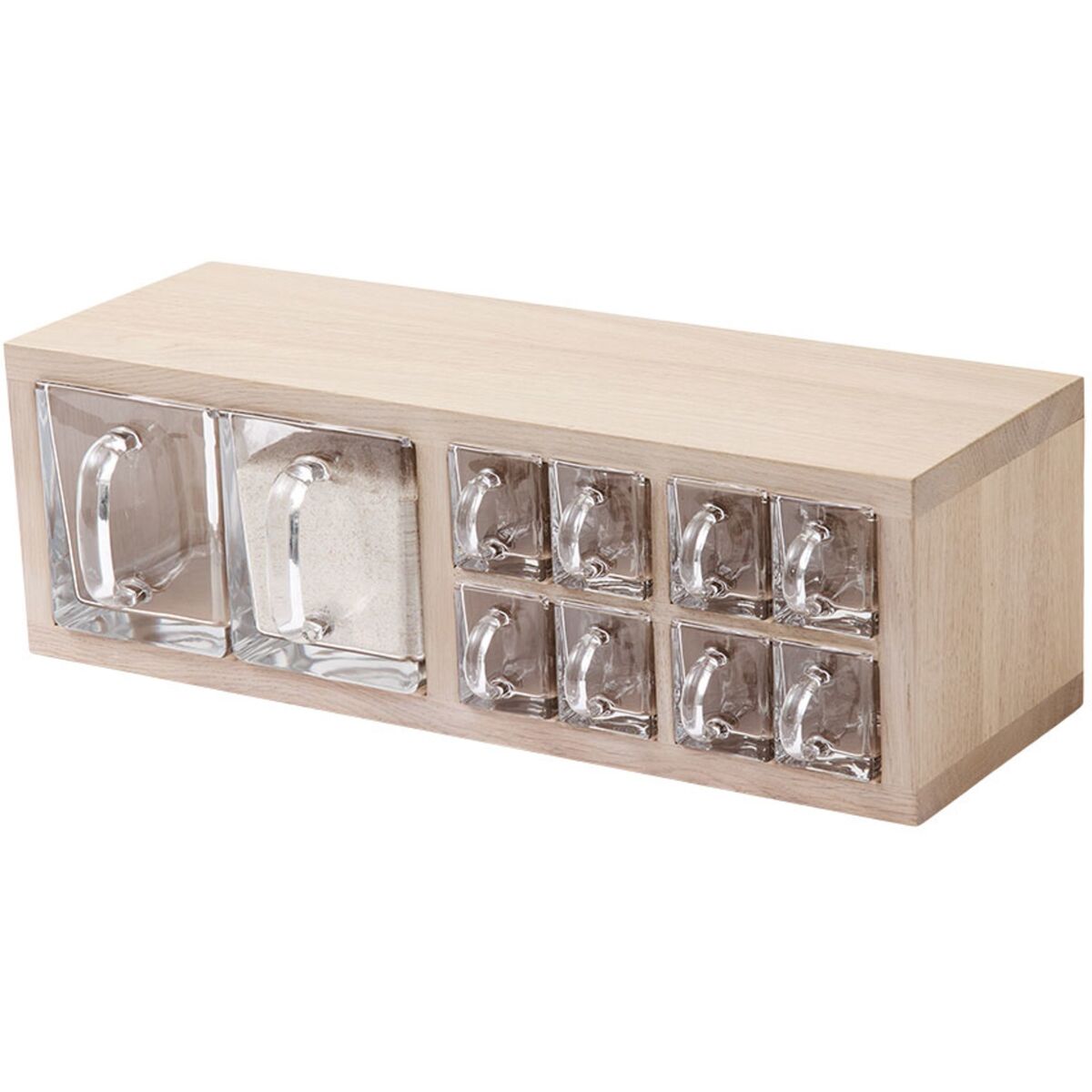 A-Organizer hylle 17 x 18 x 52 cm, 10 skuffer