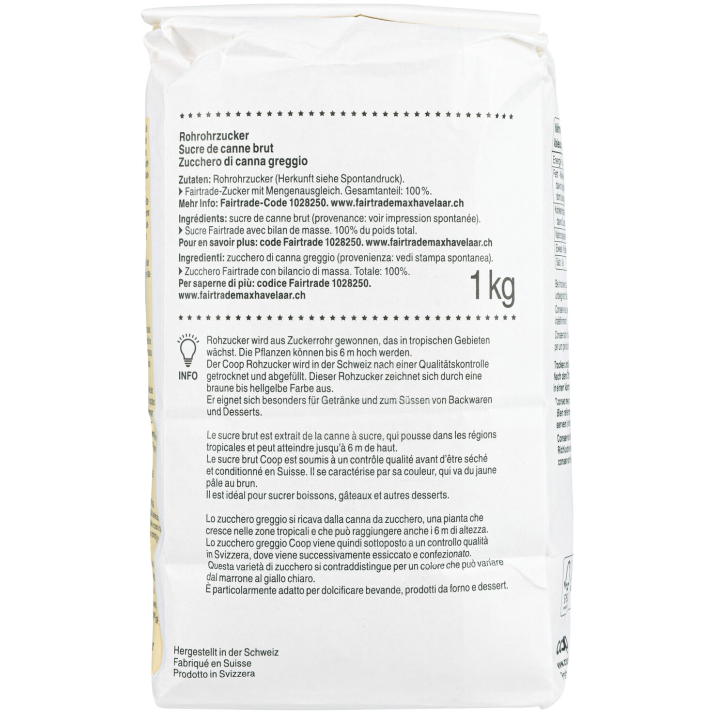 Fairtrade Rohzucker gemahlen