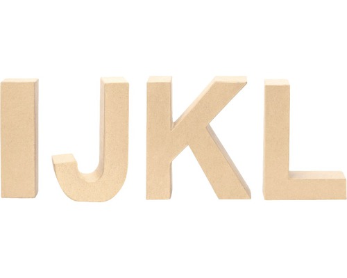 Letter K, karton, 17,5 x 5,5 cm