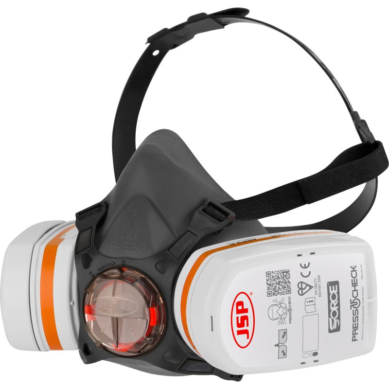 Demi-masque de protection respiratoire force 8 à double cartouche A2P3 JSP