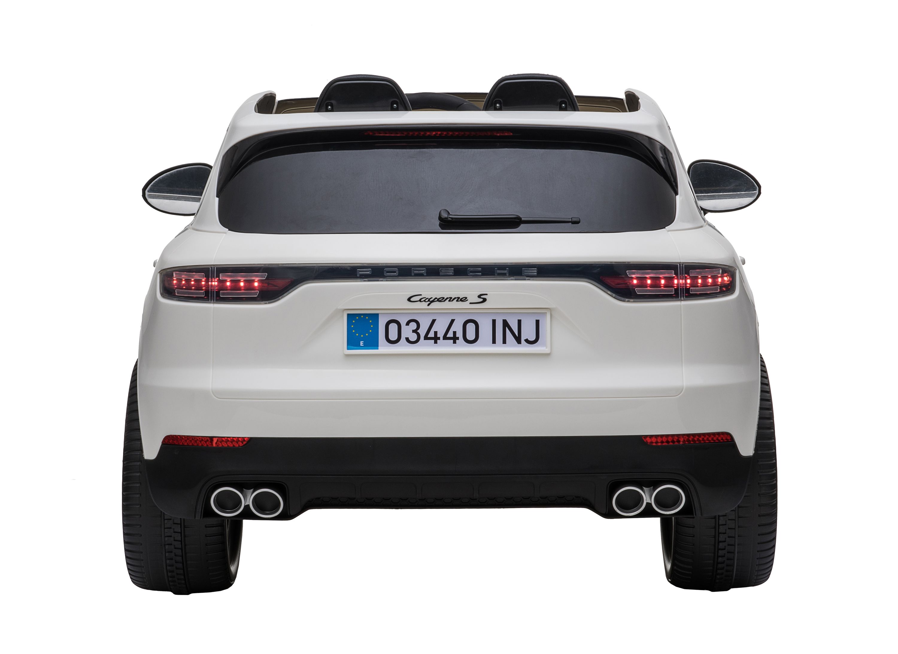 Elektroauto Kinder Porsche Cayenne weiss