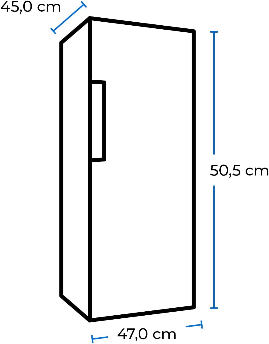 Exquisit Mini-Gefrierschrank GB40-150E weissPV | Mini Gefrierschrank klein 31 L Volumen | 4 Sterne | Tiefkühlschrank klein & kompakt