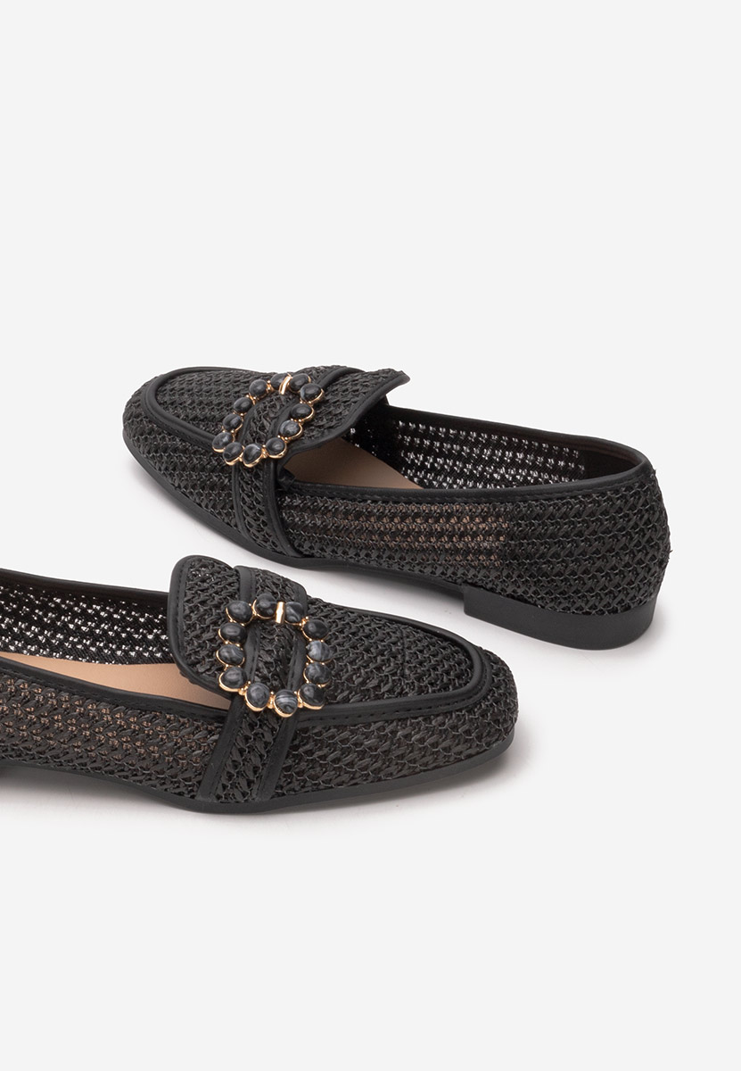 Mocassins femme noirs Megan