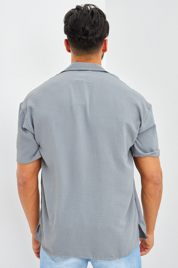Chemise grise fluide