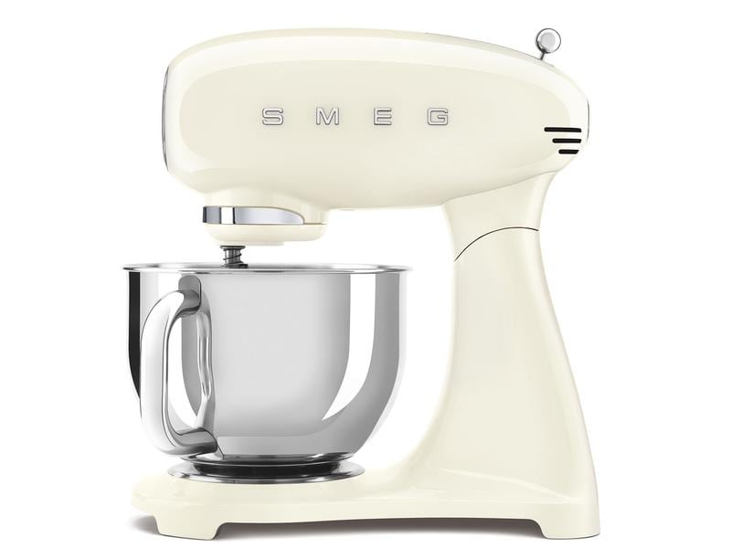 SMEG Küchenmaschine 50's Style SMF03CREU Crème Vielseitiges Küchengerät mit 10 Geschwindigkeitsstufen