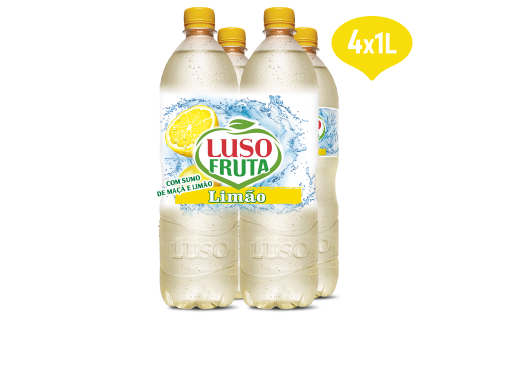 BEBIDA LUSO FRUTA LIMÃO 4X1L