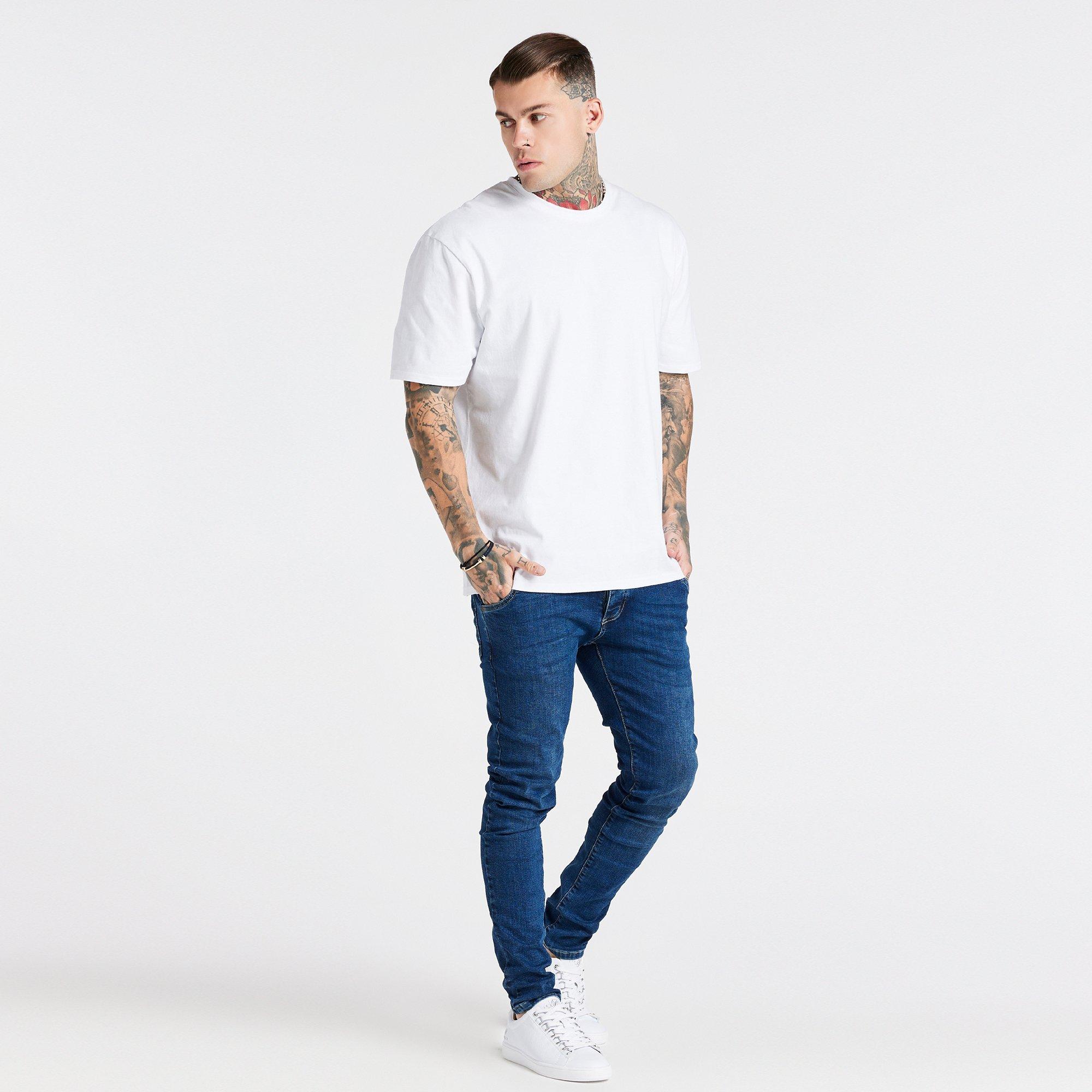 SikSilk Slim Jeans Mens