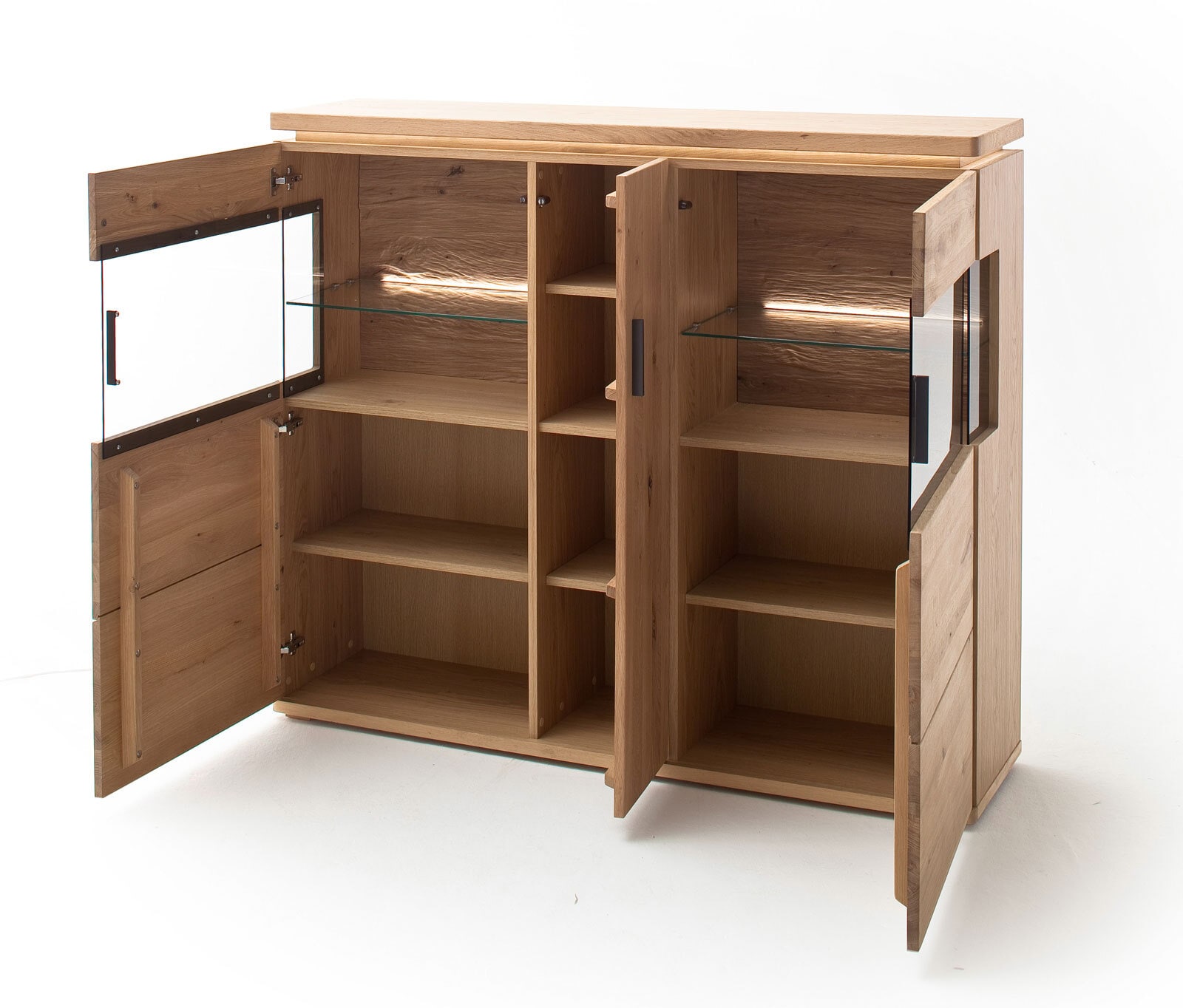 CASAVANTI Highboard BARCELONA 150 cm Balkeneiche bianco