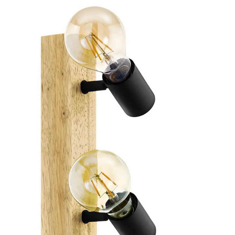 EGLO Townshend 3 Spot - E27 - 63 cm - Bruin/Zwart