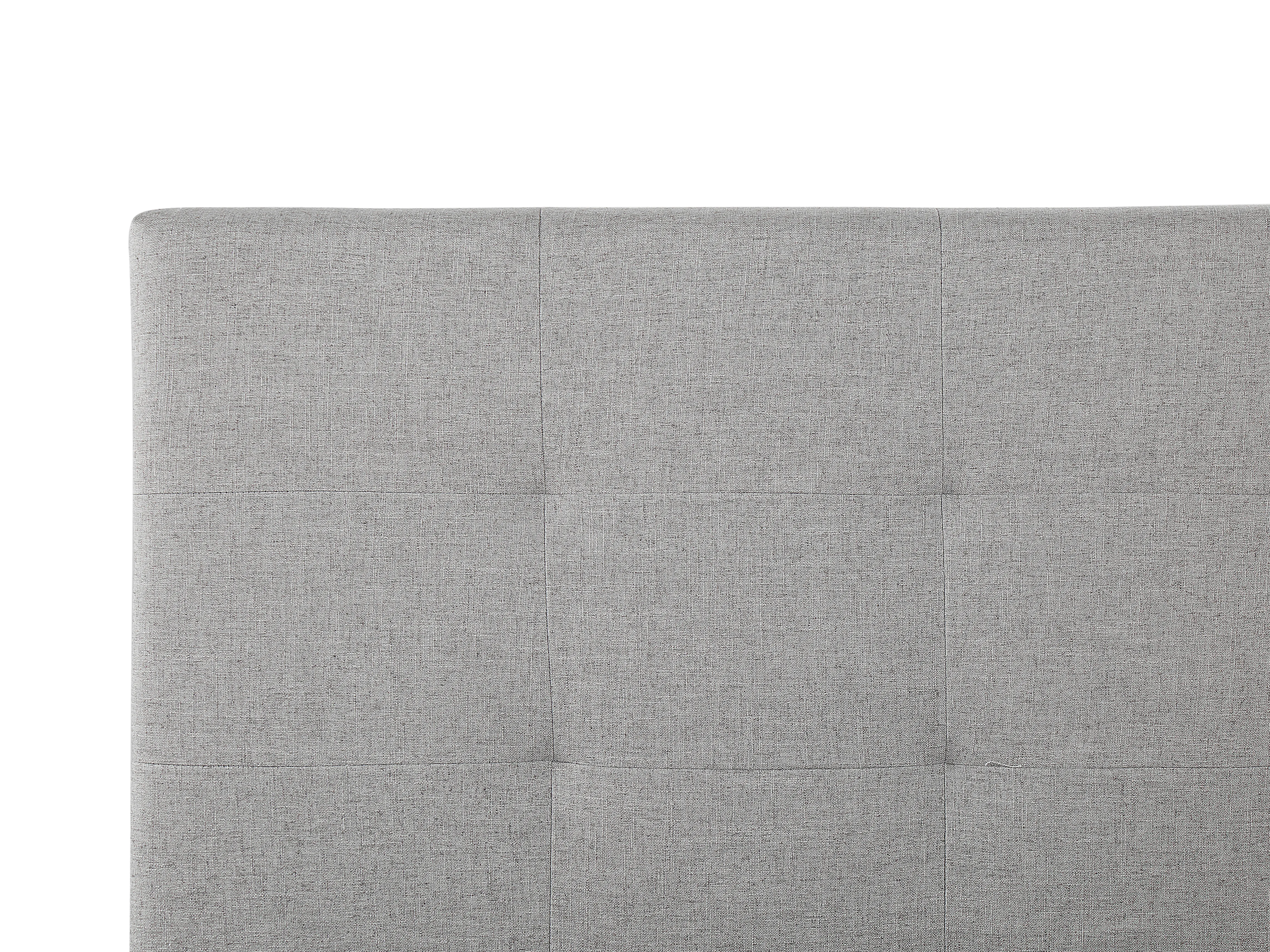 Bed met opbergruimte Stof LORIENT 160 x 200 cm Grijs