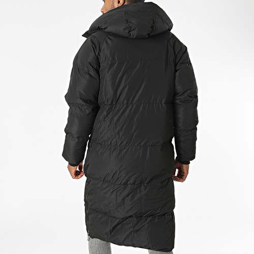 Doudoune Capuche Longue Noir