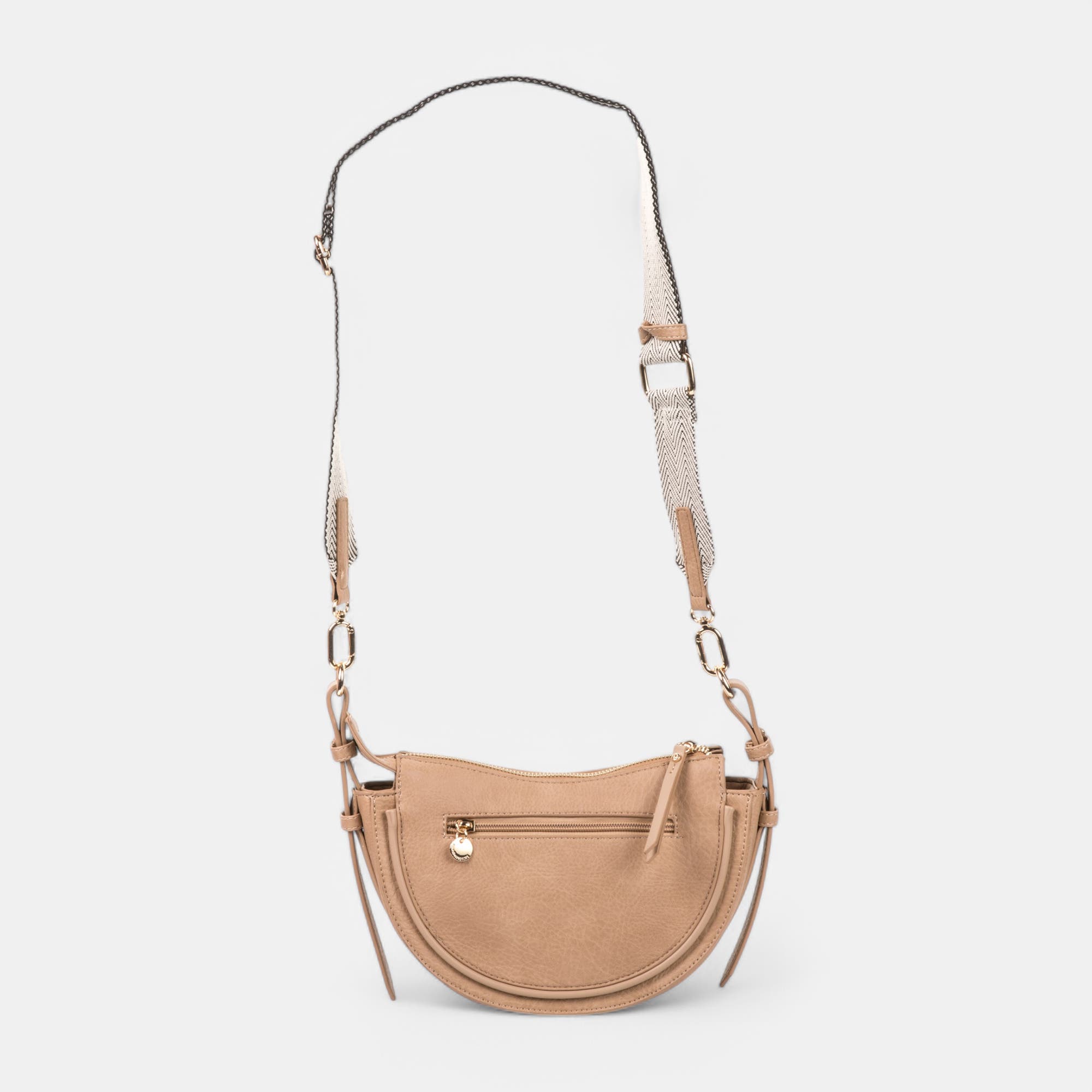 Sac bandoulière beige