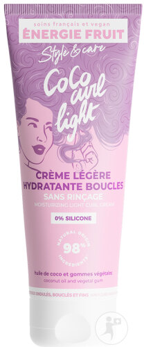 Energie Fruit Coco Curl Light Crème Légère Hydratante Cheveux Bouclés 200ml