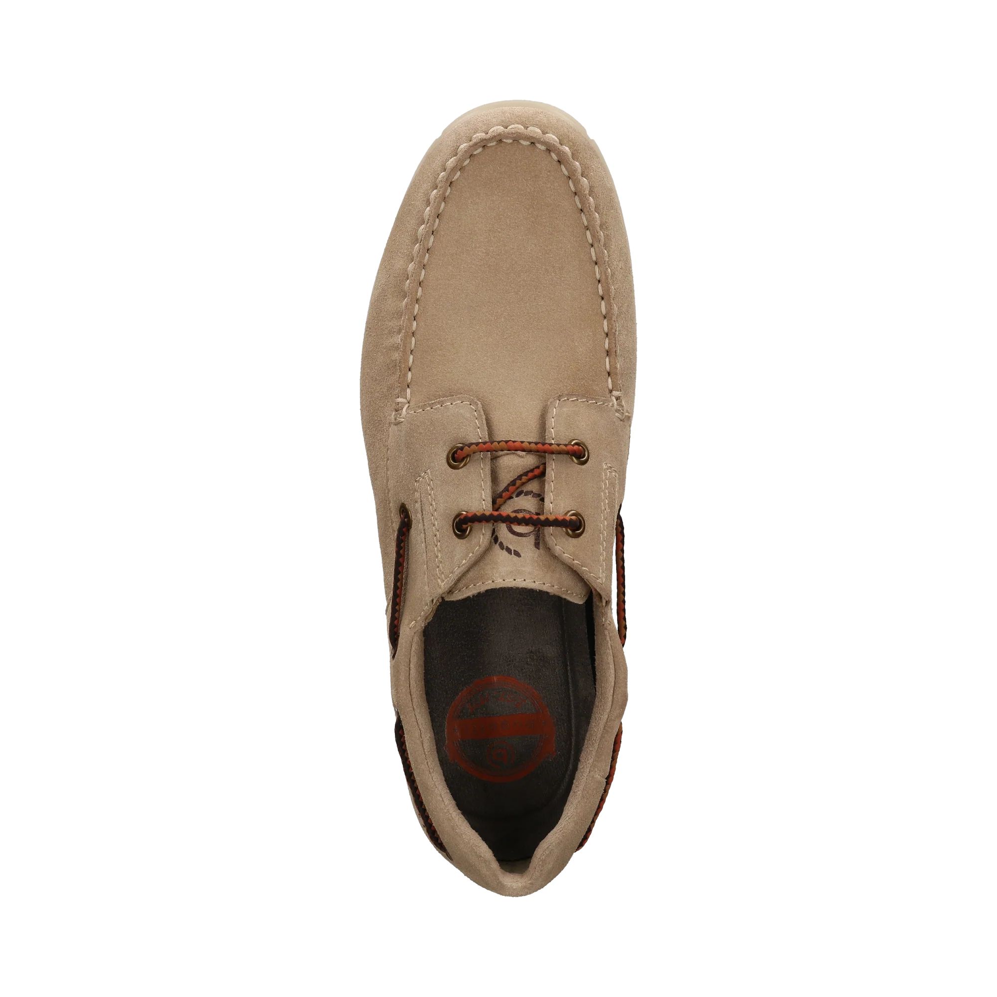Leder Mokassin beige