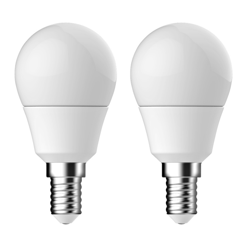 Illumpære, LED 2-pk E14 4,9 W 470 lm