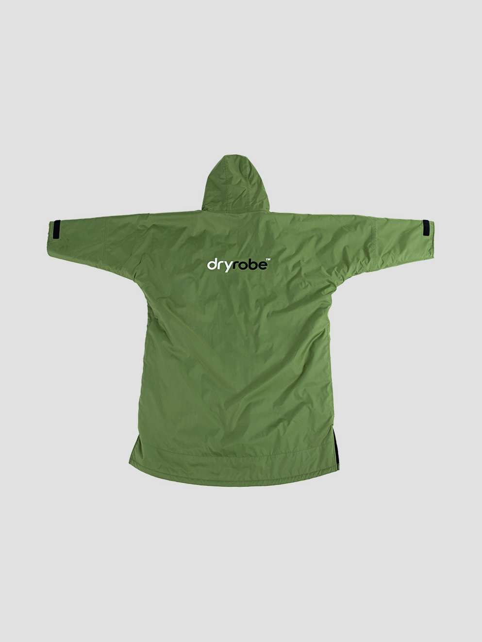 Dryrobe Advance Large Long Sleeve Surf Poncho dark green / black